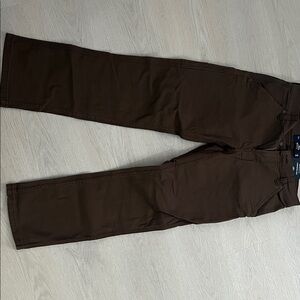Hollister Dark Brown Carpenter Pants
